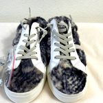 Vintage Havana sneakers slip on fuzzy snake print white, gray & blue 8.5 NWOT Photo 1
