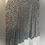 Silence + Noise Anthropologie Mini Dress Small Black Asymmetrical Raw Hem Photo 6