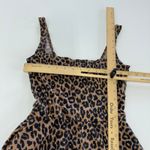 Reformation  Dress Womens Small Rou Cougar Print Square Neck Midi Photo 10