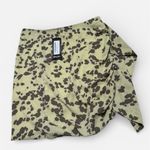 Nasty Gal  Cow Printed Ruffle Green and Brown Mini Skirt Photo 1