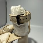 Bottega Veneta New  Platform Sandals - Antique /
Cream Leather - EU 37.5 Photo 9