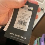 Who What Wear NWT  Black Wide Leg Crop Pants size 10 Photo 2