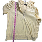 Generation Love Primrose Hoodie Small Butter Yellow Velvet NWT Women's Pullover Photo 3