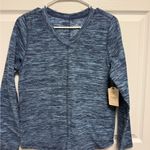 st. john's bay  Women’s‎ Heathered Blue Long Sleeve Tee XS Photo 0