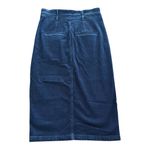 Anthropologie  Pilcro The Arden Double Waist Midi Skirt Dark Denim Size 14 NEW Photo 3