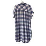 Rails  Flannel Buffalo Plaid Button Down Shirt Dress Size S Rayon Boho Casual Photo 11