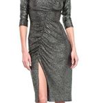 ZARA ★ NWT  Basic Metallic Ruched Dress ★ Photo 5