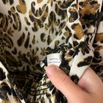 Diane Von Furstenberg  Martina Shirred Waist Animal Print Midi Dress Size 6 Photo 9