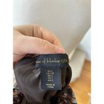 House of Harlow  Brown Ruched Brown & Blue Metallic Corset Top Photo 4