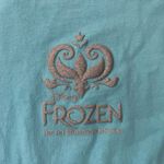 Spirit Jersey Disney Frozen Broadway Musical Let it Go Glitter  Shirt Blue Size S Photo 1