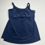 MiracleSuit Illusionist Plus Size Ursula Tankini Top Womens SZ 18 Midnight Blue Photo 2