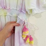 Saylor // Maurie Tie-Dye Tassel Mini Dress Photo 8