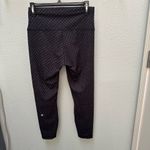 Lululemon athletica Dark Gray Patterned Leggings Size 10 Photo 2