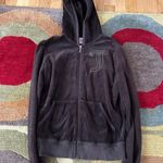 Juicy Couture Y2K OG Brown Velour Zip Up Jacket with Rhinestones Size Medium Photo 0