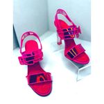 Christian Louboutin Pink Duniss PVC Transparent High Heel Sandals 100mm EU 36.5 Photo 9