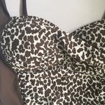 La Blanca NWT  One Piece Cheetah Print Swimsuit in Chocolate Brown Photo 4