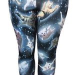 Cat Galaxy Leggings Blue Photo 0