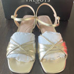 Talbots  Women's Gold Viv Strappy Block Heel Sandals Size 8M Photo 0