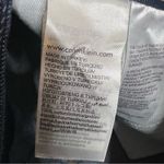 Calvin Klein Jeans  HR Raw Denim MINI Skirt with Vinyl Sleeve Logo Sz 27 Photo 5