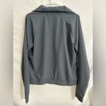 Under Armour  Gray Purple Mesh‎ Lined Windbreaker Track Jacket Womens Large Photo 4