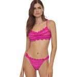 PilyQ New.  pink lacy fanny full bikini bottom. Small Photo 7