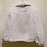Lululemon Cinchable Fleece Zip Up Jacket White Opal Pockets Size 6? Photo 8