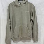 Talentless Long Sleeve Kangaroo Pocket Pullover Hoodie Cement Womens Size Medium Photo 0
