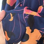 Depri  Navy floral Halter‎ neck Romper Size Large Photo 1