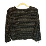 Ming Wang  Jacket Women's Size Petite Large Gold Black Sparkles‎ Photo 1