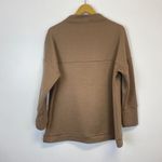 Tribal Jeans Brown Quilted Mock Turtleneck Sweatshirt Size M Photo 7