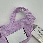 l*space L* Camellia Bikini Top Size Small Peony Lavender Lilac Purple Textured Swim Photo 8