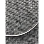 None Silver Tone Collar Necklace &2 Black Pendants Oval & Cross Whimsigoth Witchy 18" Photo 5