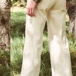 The Great Rider Wide Leg Jeans Stone Cream White Womens Size 28 Photo 1