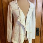 Lucky Brand  Earthy Striped hooded cardigan Photo 6