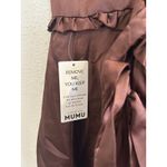 Show Me Your Mumu Lady Corset Dress in Chocolate Luxe Satin XL NWT Photo 5