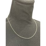 Holy Cross Oval Pendant Necklace NIB Silver Chain Christian Gift Unmarked Photo 6