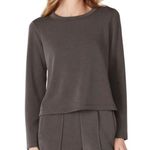 Club Monaco Brown Sporty Stripe Sweatshirt Size Medium $120 Photo 0