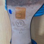 Veronica Beard  Olympia Quarter Strap Sandals Heels Blue Leather Ankle 41 Photo 11