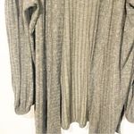 Lucky Brand  Large Green Open Front Cardigan Duster Cover Up Balloon Sleeve Photo 2