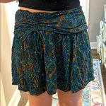 Free People Women's Saturday Sun Ruched Mini Skirt Dark Green Photo 0