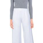 NWT Lanston tencel blend white jersey ankle lounge pants Photo 0