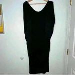 Ioanna Kourbela Black Sleeveless Ribbed Dress Large XL Size undefined Photo 1