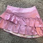 Forever 21 pink ruffle mini skirt size xs Photo 0