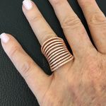 SWAROVSKI crystal* 18K GP cocktail rings size approx 7.5, NWOT Photo 3