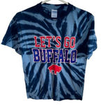 Gildan NFL Buffalo Bills - lets go buffalo tie dye short sleeve top Photo 0
