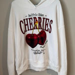 Aelfric Eden  Streetwear Cherry Print Hooded Sweatshirt Size M Photo 0
