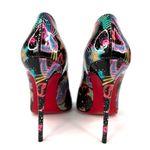 Christian Louboutin  Hot Chick 100mm Patent Starlight Heel Neon Pumps Siz… Photo 4