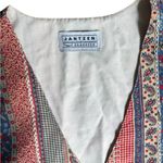 Jantzen Vintage 90s Cottagecore Prairie Hippie Embroidered Quilted Floral Vest Photo 5