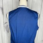 Mud Pie  B. Berry Sheath Dress Womens Sz L Blue Sleeveless Lace Detail Stretch Photo 9