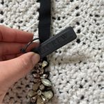 J.Crew  (NWT) Crystal Ribbon Necklace Floral Design Black (One Size) Photo 4